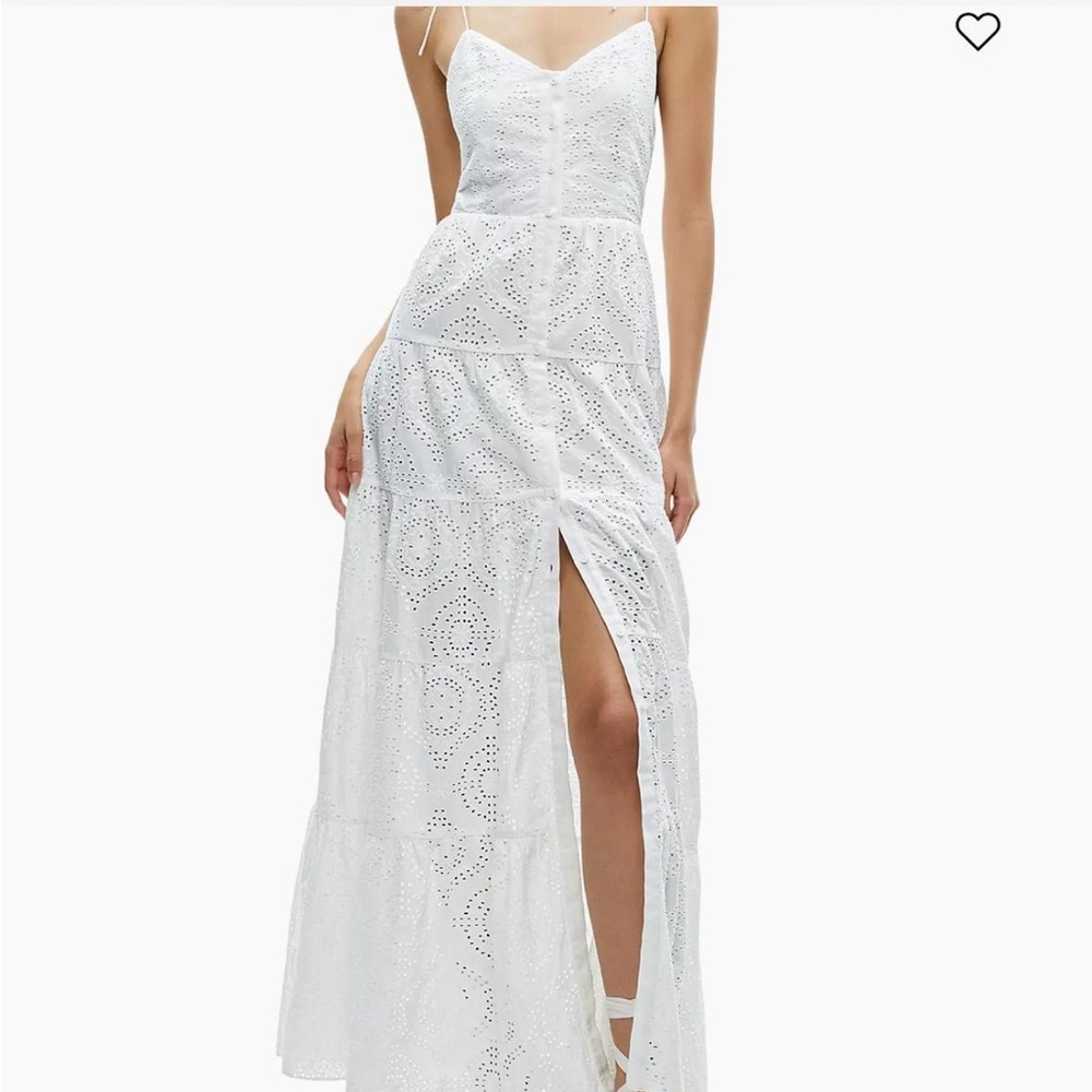 Alice Olivia
SHANTELLA TIERED BUTTON FRONT MAXI DRESS
Size O